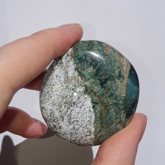 Ocean Jasper Palm Stone - Picture 2 of 5